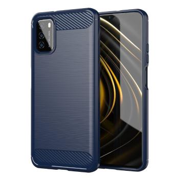 IZMAEL Xiaomi Poco M3 Puzdro Carbon Bush TPU  KP9409 modrá