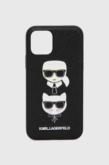 Puzdro na mobil Karl Lagerfeld iPhone 11 Pro 5,8" čierna farba