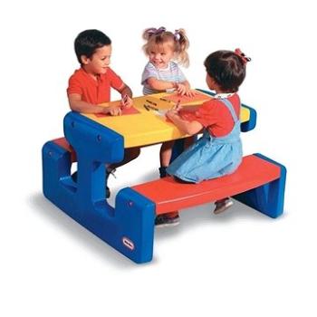 Little Tikes Veľký piknikový stolík – Primary (50743046681)