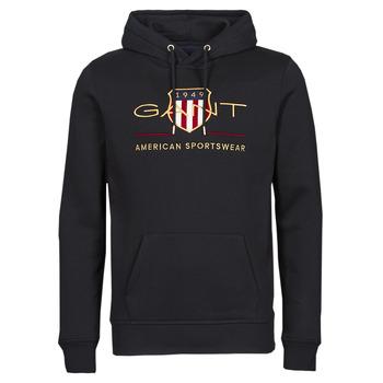 Gant  Mikiny ARCHIVE SHIELD HOODIE  Čierna