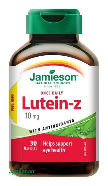 Jamieson Lutein-Zeaxantín 10 mg starostlivosť o oči 30 kapsúl