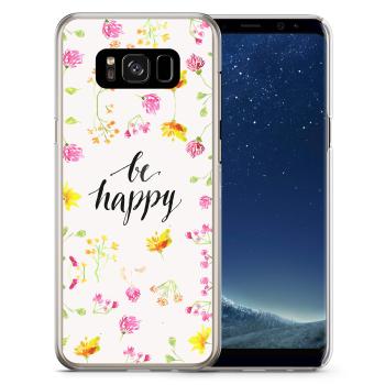 MY ART obal Samsung Galaxy S8 BE HAPPY (019)