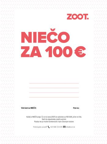 Elektronický poukaz na niečo zo ZOOTu v hodnote 100 €