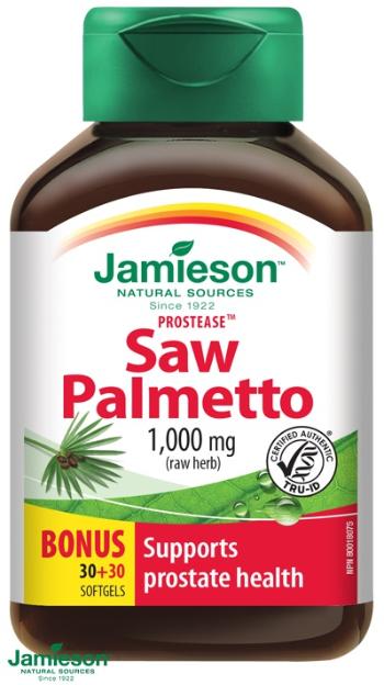 Jamieson Prostease™ Saw Palmetto 125 mg na prostatu 60 kapsúl