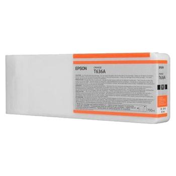 EPSON T636A (C13T636A00) - originálna cartridge, oranžová, 700ml