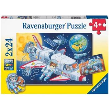 Ravensburger Puzzle 056651 Cesta Vesmírom 2X24 Dielikov (4005556056651)