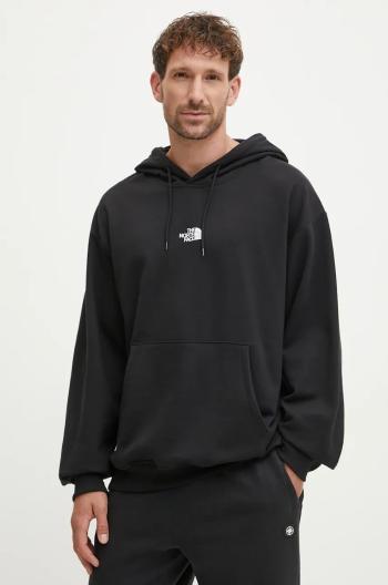 Mikina The North Face Zumu Hoodie pánska, čierna farba, s kapucňou, jednofarebná, NF0A89FJJK31