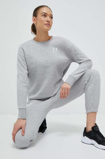 Mikina Under Armour dámska, šedá farba, jednofarebná