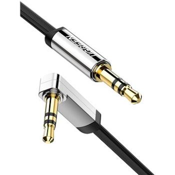 Ugreen 3.5mm Male to 3.5mm Male Straight to Angle flat Cable 1m (Black) (10597)