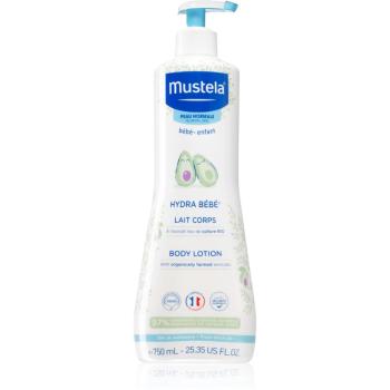 Mustela Bébé Hydra Bébé hydratačné telové mlieko na detskú pokožku 750 ml