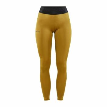 Dámske elastické nohavice CRAFT Core Essence žlté 1908772-650000 L