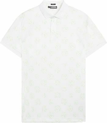 J.Lindeberg Tour Tech Regular Fit Print Polo White Sphere Dot 2XL