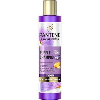 PANTENE Pro-V Miracles Strength & Anti-Brassiness, šampón fialový 225 ml (8006540050132)