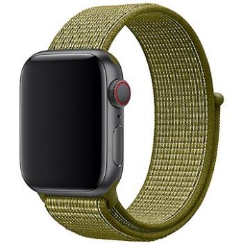 Eternico Airy na Apple Watch 42 mm/44 mm/45 mm  Green Fig and Brown edge (AET-AWAY-GrFiB-42)
