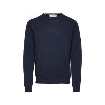 Selected  Wool Jumper New Coban -  Sky Captain Kelp  Svetre Modrá