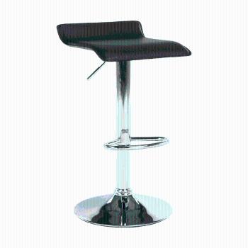 Barová stolička, ekokoža hnedá/chróm, LARIA NEW RP1, rozbalený tovar