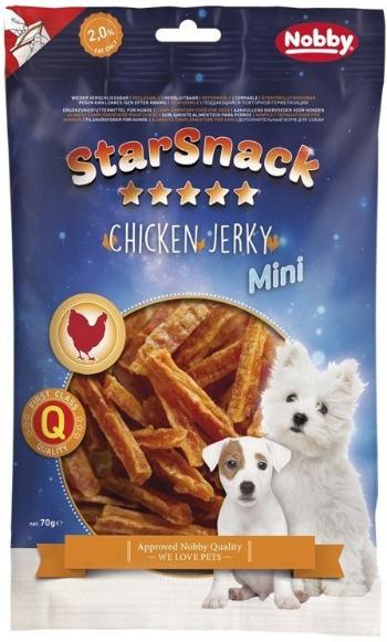 Nobby StarSnack Mini Jerky pamlsek kuřecí plátky 70 g