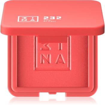 3INA The Blush kompaktná lícenka odtieň 232 - Coral red, matte 7,5 g