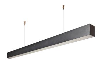 LED Solution Čierne lineárne prisadené / závesné LED svietidlo 120cm 40W 120lm/W CCT Premium - POSLEDNÝ KUS 191350VYP