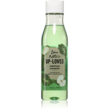 Oriflame Love Nature Up-Loved Upcycled Apple & Organic Kale čistiaci šampón na mastné vlasy 250 ml