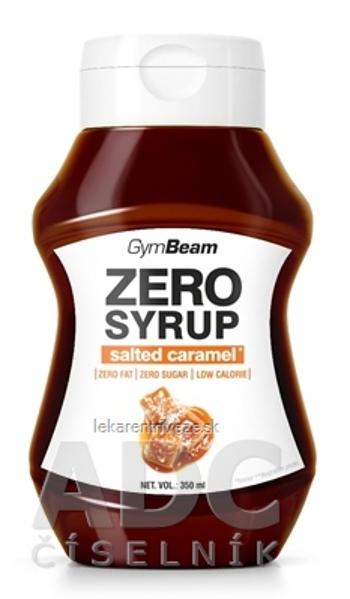 GymBeam ZERO SYRUP salted caramel sirup, príchuť slaný karamel 1x350 ml