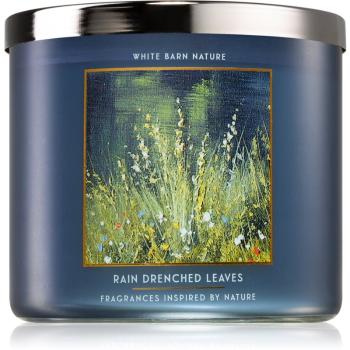 Bath & Body Works Rain Drenched Leaves vonná sviečka 411 g