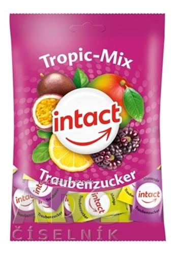 INTACT Tropic - Mix HROZNOVÝ CUKOR pastilky s príchuťou tropického ovocia 1x100 g