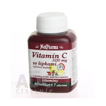 MedPharma VITAMÍN C 500MG so šípkami