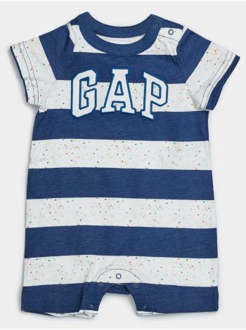 Baby overal GAP Logo arch shirty Modrá