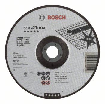 Bosch Accessories 2608603499 2608603499 rezný kotúč lomený  180 mm 22.23 mm 1 ks
