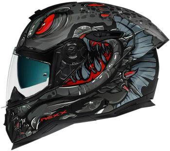 Nexx SX.100R Abisal Black/Red MT XS Prilba