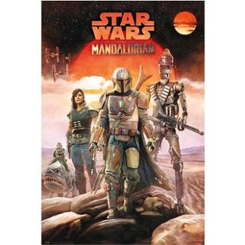 Star wars – Hviezdne vojny Tv Seriál The Mandalorian – Crew – plagát (8435497232665)