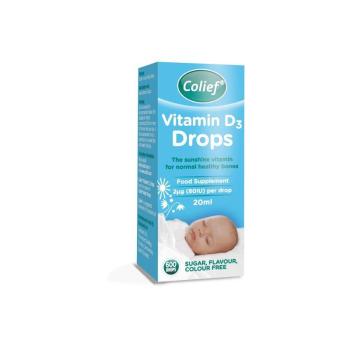 Colief Vitamín D3 kvapky pre deti kvapky 20 ml