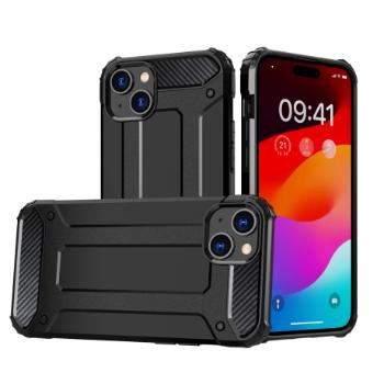 MG Hybrid Armor kryt na iPhone 15, čierny