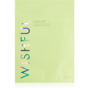 Wishful Chin Lift liftingová plátenná maska na spevnenie krku a brady 11,5 g