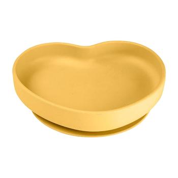 Canpol babies Silicone Suction Plate Yellow silikonový talíř s přísavkou 300 ml