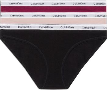 Calvin Klein 3 PACK - dámske nohavičky Bikini QD5207E-NP6 S