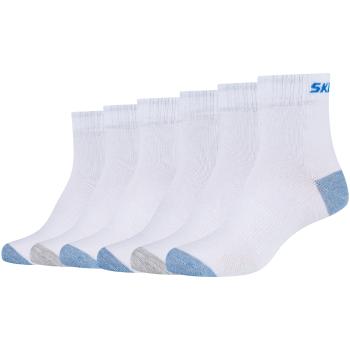 Skechers  3PPK Boys Mech Ventilation Socks  Športové ponožky Biela