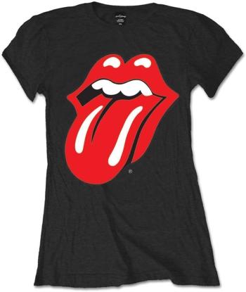 The Rolling Stones Tričko Classic Tongue Black L