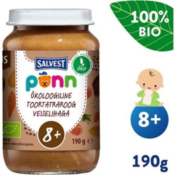 SALVEST Ponn BIO Hovädzie mäso s pohánkou a zeleninou (190 g) (4740073076811)