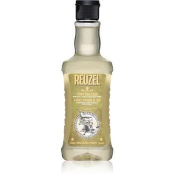 Reuzel Tea Tree 3 v 1 šampón, kondicionér a sprchový gél pre mužov 350 ml