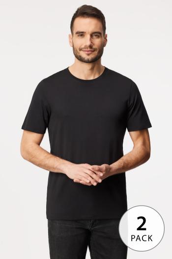 2PACK Bavlnené tričko JACK AND JONES JacBasic Crew