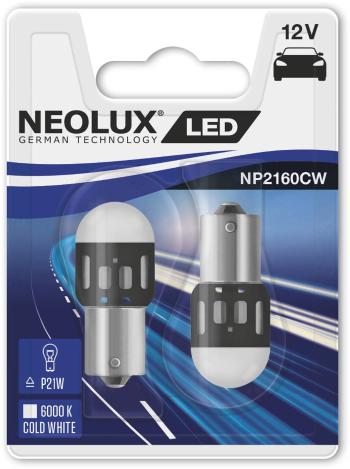 Neolux indikačné LED  BA15s  chladná biela 12 V