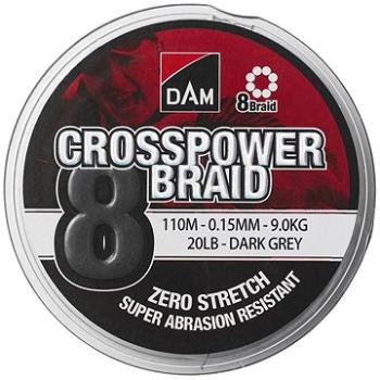 DAM Crosspower 8-Braid 150 m Dark Grey (RYB014451nad)
