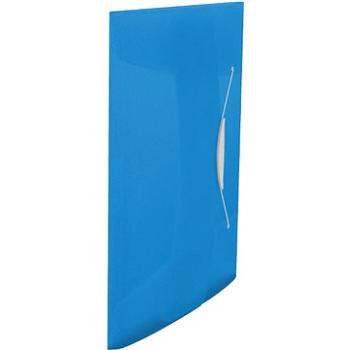 ESSELTE VIVIDA A4 s gumičkou, transparentná modrá (624040)