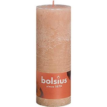 BOLSIUS rustikálna stĺpová hmlová ružová 190 × 68 mm (8717847142993)