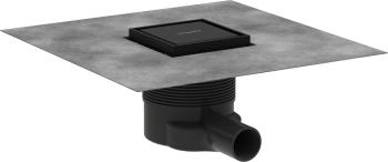 Podlahový vpust DN40 Hansgrohe RainDrain Brilliance 10 cm matná čierna nerez 56250670