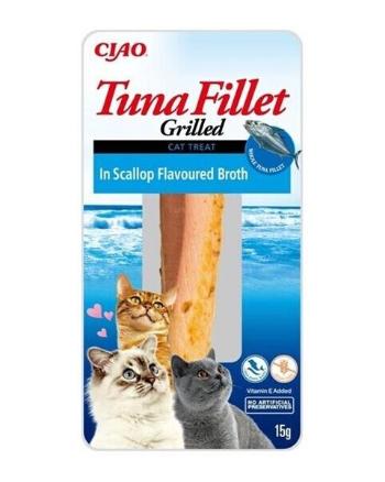 Maškrta Inaba Churu Grilled cat Tuniak vo vývare z hrebenatky 12ks 180g