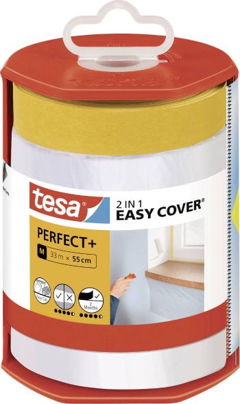 tesa Easy Cover Perfect+ 56570-00000-00 krycia fólia  žltá, priehľadná (d x š) 33 m x 550 mm 1 ks