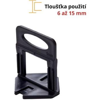 Spony obkladačské plastové, 5 mm, 100 ks, 6 – 15 mm, LEVELYS (484SP1105)